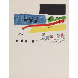 Joan Miró (1893 Barcelona – 1983 Palma de Mallorca), „XIV. španělský pediatrický kongres“, 1976
