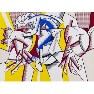 Roy Lichtenstein (1923 New York – 1997 New York), Exhibition poster for the Leo Castelli Gallery, 1975