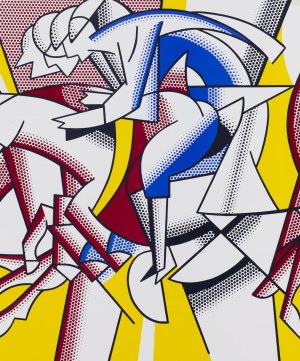 Roy Lichtenstein (1923 Nowy Jork - 1997 Nowy Jork), Plakat wystawy w Leo Castelli Gallery, 1975
