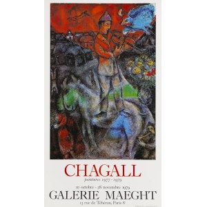 Marc Chagall (1887, Lozno near Vitebsk – 1985, Saint-Paul-de-Vence), Poster The Fiddler, 1979