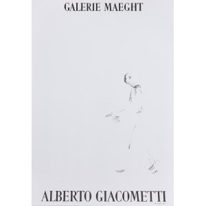 Alberto Giacometti (1901 Borgonovo – 1966 Chur), „Giacometti“, 1957