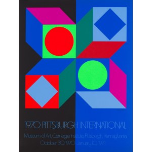 Victor Vasarely (1906 Pécs – 1997 Paříž), „Pitsburgh International“, 1970