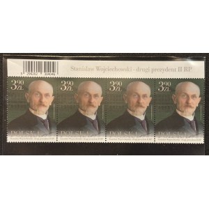 STANISŁAW WOJCIECHOWSKI, 2023, No. 5298 ** STRIP WITH THE NAME OF THE ISSUE