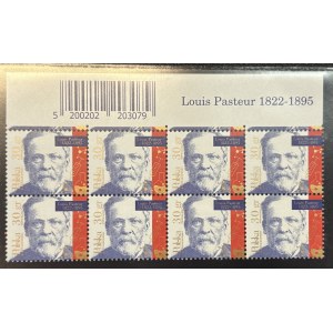 LOUIS PASTEUR, 2022 ROK, Fi. 5200 ** PASEK Z NAZWĄ EMISJI