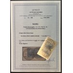DANZIG, 1920, Fi. 11 c CANCELED, CERTIFICATE