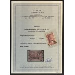 DANZIG, 1920, 12 c CANCELLED, CERTIFICATE