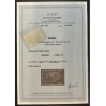 DANZIG, 1920, Fi. 13 b CANCELED, CERTIFICATE