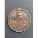 Bronze medal. Henryk Dąbrowski. 1918. On the 100th anniversary of his death.