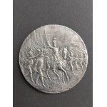 Silver medal. Henryk Dąbrowski. 1918. On the 100th anniversary of his death.