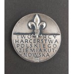 Silver medal. Private Andrzej Małkowski. 1888–1919. Warsaw Mint. J. Jarnuszkiewicz