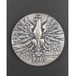 Medal. Head of State Józef Piłsudski. 1918. PTAiN. Bogdan Chmielewski