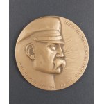 Medal. 70th Anniversary of Poland’s Regaining of Independence. Józef Piłsudski 1867–1935. Bogdan Chmielewski. PTAiN. Warsaw Mint. 1988.