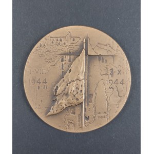 Medal. Fighting Poland. August 1, 1944 – October 2, 1944. Jac Mn, 1984.