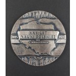 Medal: 25 Years of Polish Science in Wrocław. Warsaw Mint