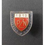 Badge. PZN 1919. Honorary Instructor