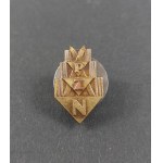 Badge. PZN. Second Polish Republic. Fitness Badge. Miniature
