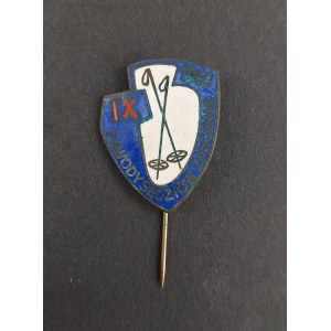 Badge. PZN. 9th Referees' Competition. Zakopane. 1960.