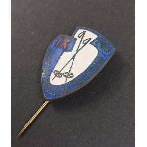 Badge. PZN. 9th Referees' Competition. Zakopane. 1960.
