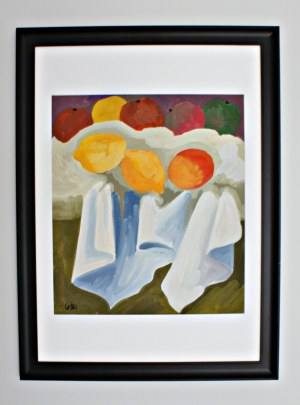 Leon Śliwiński (1916 Płock - 2001 Wiedeń), Martwa natura z owocami, 1985