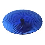 Designed by Ryszard Serwicki, Spirelli/Twist cobalt-glazed platter, HSG Ząbkowice