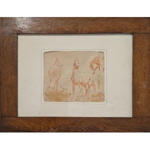 Jacek Malczewski (1854–1929), Study of Horses, 1872