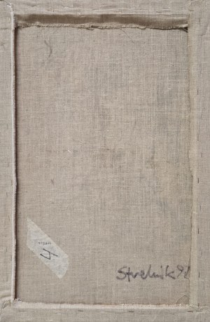 Piotr Strelnik (ur. 1956), Konewka na czerwonym tle, 1997