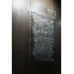 Marta Wojciechowska, Razor Blades (glass painting)