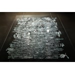 Marta Wojciechowska, Razor Blades (glass painting)