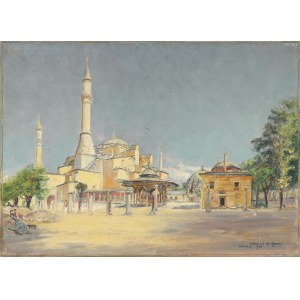 Wlastimil HOFMAN (1881-1970), Hagia Sophia w słońcu (1940)