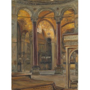 Wlastimil HOFMAN (1881-1970), Hagia Sophia - wnętrze (1940)