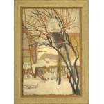 Stanisław KAMOCKI (1875–1944), "Winter—A Bird on a Branch"