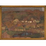 Kazimierz SICHULSKI (1879–1942), "Landscape with a White Cottage" (1913)