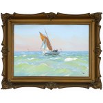 Soter JAXA-MAŁACHOWSKI (1867–1952), "Boats on the High Seas" (1939)
