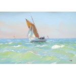 Soter JAXA-MAŁACHOWSKI (1867–1952), "Boats on the High Seas" (1939)