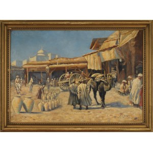 Jan BERGER (1863–1930), Tashkent—A Street in the Old City
