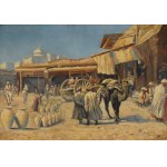 Jan BERGER (1863–1930), Tashkent—A Street in the Old City