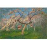 Zefiryn ĆWIKLIŃSKI (1871–1930), Apple Tree in Bloom (1921)