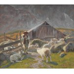 Zefiryn ĆWIKLIŃSKI (1871–1930), A Young Shepherd in the Tatra Mountains (1929)