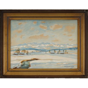 Mieczysław FILIPKIEWICZ (1891–1951), Winter Panorama of the Tatra Mountains