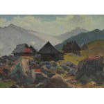 Michał STAŃKO (1901–1969), "Huts in the Tatra Mountains"