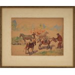 Fryderyk PAUTSCH (1877–1950), Horse Market