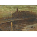 Stanisław FABIJAŃSKI (1865–1947), "Wawel at Night" (1943)