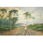 Zygmunt WIERCIAK (1881–1950), A Krakowiak on a Country Road (1942)