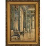 Władysław CHMIELIŃSKI (STACHOWICZ) (1911–1979), "Interior of the Palace in Wilanów"
