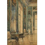 Władysław CHMIELIŃSKI (STACHOWICZ) (1911–1979), "Interior of the Palace in Wilanów"
