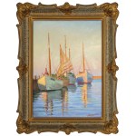 Stanisław ŻURAWSKI (1889–1976), "Fishing Boats in Władysławowo"