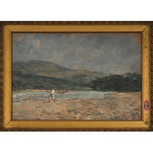 Stanisław JANOWSKI (1866–1942), Fisherman with a Net (1897)