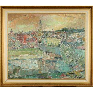 Alojzy SIWECKI (1912–1988), View of Przemyśl on the San River