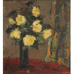 Wojciech FLECK (1903–1972), Still Life with Yellow Roses