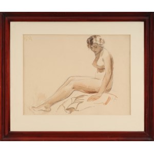 Stanisław ŻURAWSKI (1889-1976), Nudo seduto